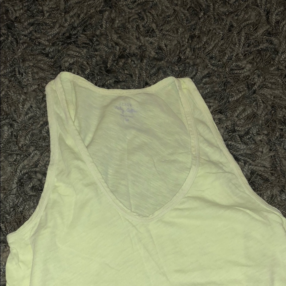 Yellow work out tank top